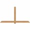 Ekena Millwork Eugene Smooth Timber Gable Bracket, Western Red Cedar, 96"W x 52"H x 3 1/2"D x 5 1/2"F, 13/12 Pitch GBW096X52X0406EUG00SWR - alternate 1